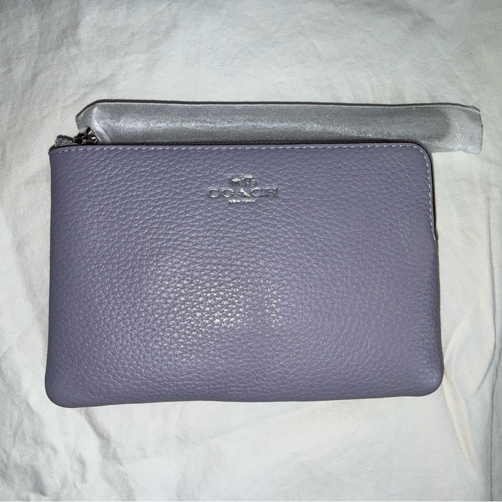Coach Corner Zip Wristlet